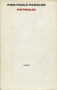 Pier Paolo Pasolini, Petrolio, Cover of the First Edition